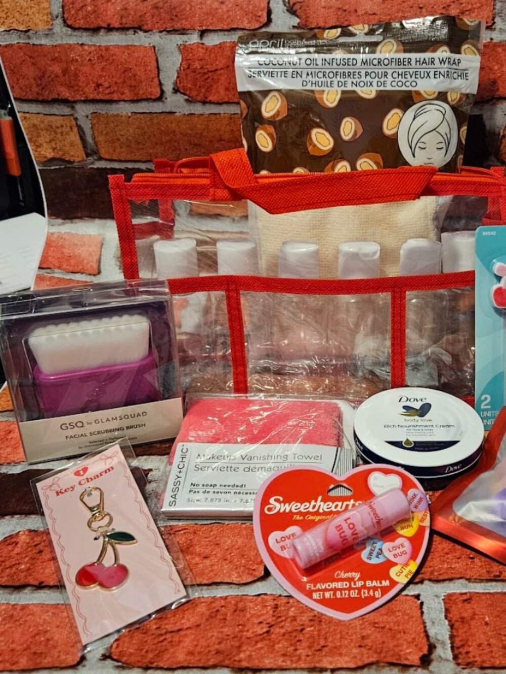 Wild Cherry On-The-Go Beauty Travel Set. - Picture 2 of 3